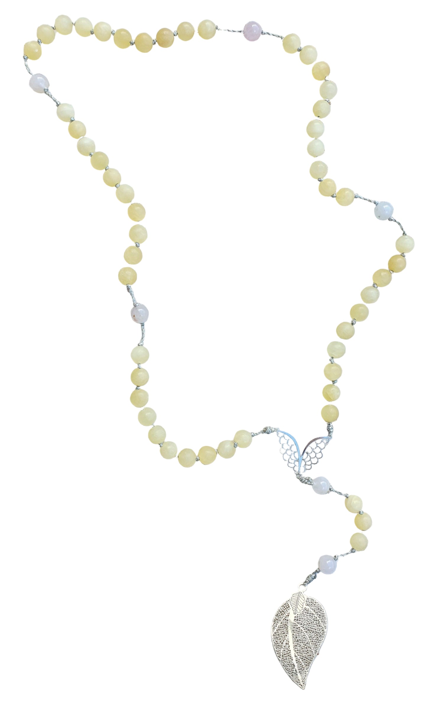 Lifting Yellow Jade & Romantic Rose Quartz