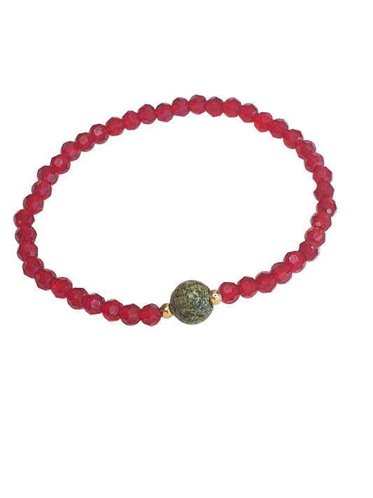 Red Thread Bracelet - Serpentine