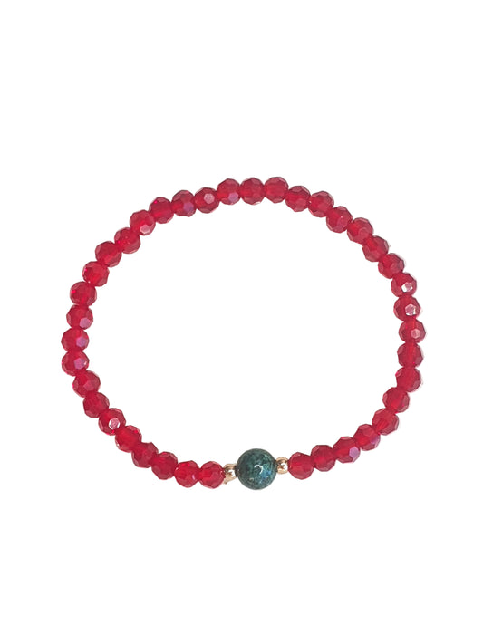 Red Thread Bracelet - Chrysocolla